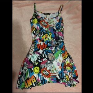 Brazza Wardrobe Collection: Graphic Art Mini-Dress